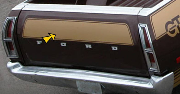 1977-79 Ford Ranchero GT - Tailgate Stripe Decal