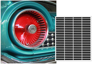 1961 Ford Galaxie Tail Light Decal Kit