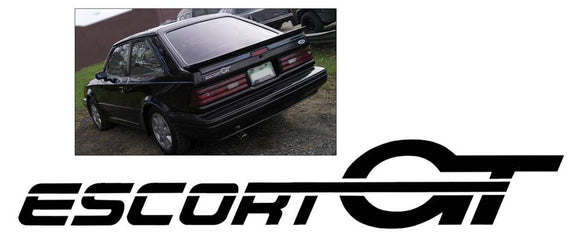1986 Ford Escort GT Door or Trunk Lid Decal