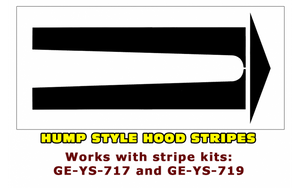 Yenko Style Hood Stripe Decal Kit