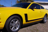 2005-09 Mustang Boss Style Side L-Stripe Decal Kit - No Fender Emblems - Graphic Express Automotive Graphics