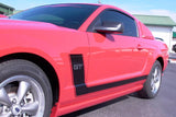 2005-09 Mustang Boss Style Side L-Stripe Decal Kit - Fender Emblems - Graphic Express Automotive Graphics