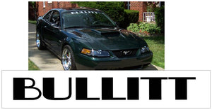 2001 Mustang Bullitt Windshield Decal - 3.75" x 30"