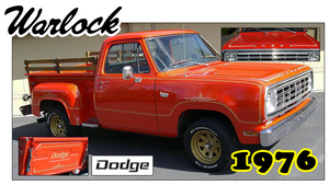 1976 Dodge Warlock Complete Exterior Stripe & Decal Kit