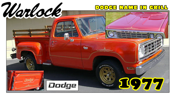 1977 Dodge Warlock Complete Exterior Decal Kit