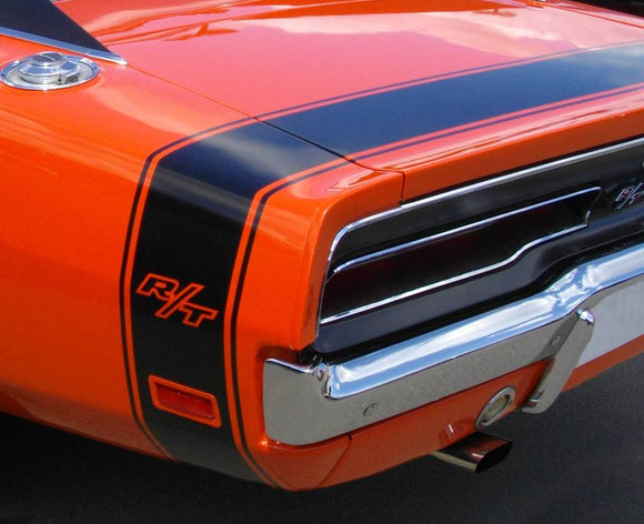 1969 Dodge Charger R/T Bumble Bee Stripe Decal - R/T Name