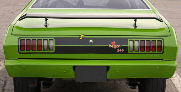 1971-72 Dodge Demon Tail Panel Stripe Decal Kit