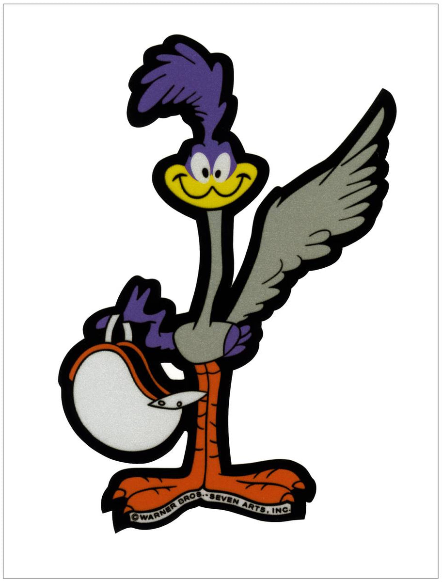 1969-77 Plymouth Road Runner Standing Bird with Helmet Decal