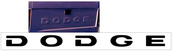 1981-83 Dodge Truck - Dodge - Tailgate Decal Letters