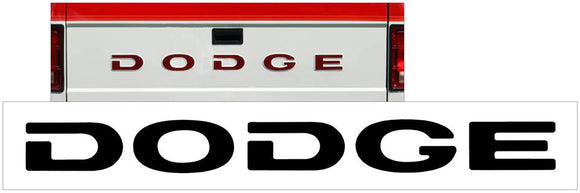 1987-96 Dodge Dakota Truck - Dodge - Tailgate Decal Vinyl Letters