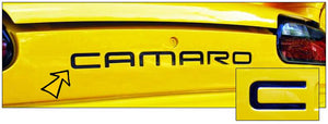 1993-02 Camaro Embossed Rear Bumper Decal Letters