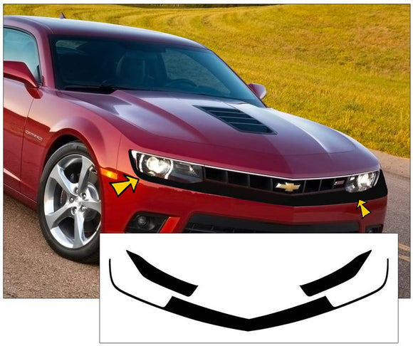 2014-15 Camaro V6 Front Bumper Accent Decal Kit