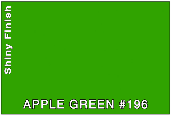 COLOR SAMPLE - 3M APPLE GREEN #196 (AGN)