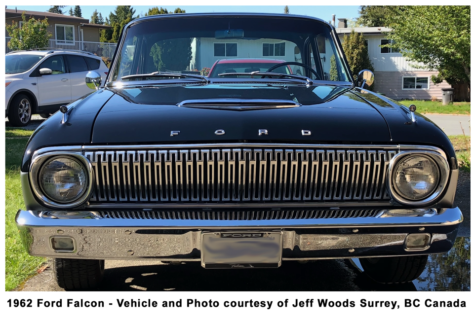 1962 Ford Falcon Grille / Headlight Decal Insert Kit | Graphic