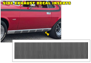 1969-70 AMX Javelin Side Exhaust Decal Inserts