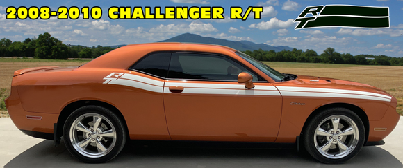 2008-10 Dodge Challenger R/T Upper Side Stripe Decal Kit - R/T Name