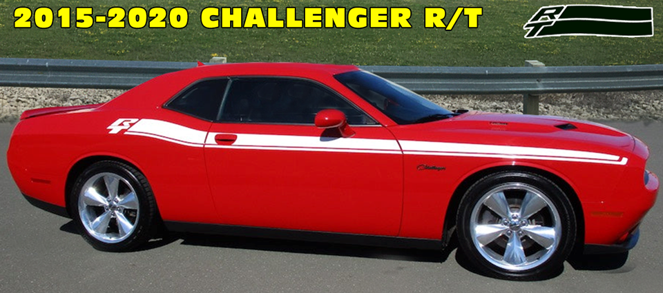 トップス challenger 2015-20 Dodge Challenger R/T Stripe Decal