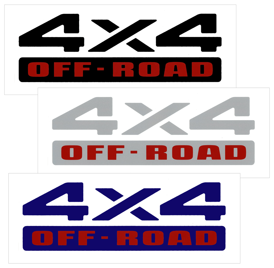 4x4 Stickers