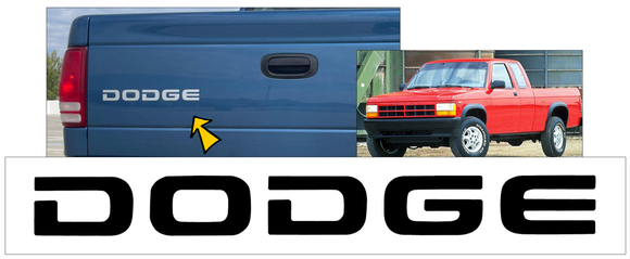 2003-04 Dodge Dakota - DODGE - Tailgate Decal