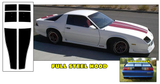 1991-92 Camaro 25TH Anniversary Stripe Decal - HATCHBACK - Full Hood - HS