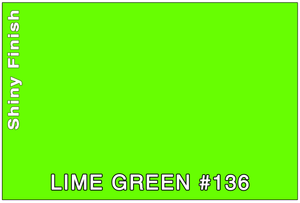 COLOR SAMPLE - 3M LIME GREEN #136 (LGN) - Graphic Express Automotive Graphics