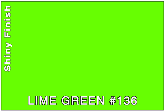 Graphic Express - COLOR SAMPLE - 3M LIME GREEN #136