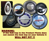 1958 Ford - Thunderbird / Fairlane 14" Wheel Cover - Hub Cap Decal Set - Does 4 Wheels - Graphic Express Automotive Graphics