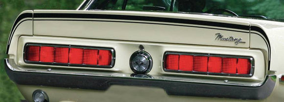 1968 Mustang GT/CS California Special Spoiler Stripe Decal Kit
