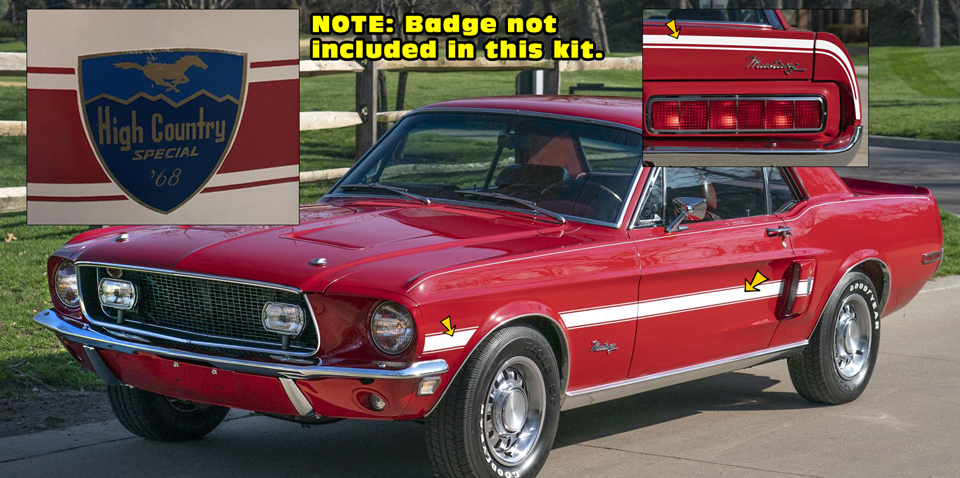 1968 - GT/CS & HCS stripe decal kits? Any favorite vendors ...
