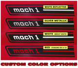 1969 Mustang Mach 1 Side and Trunk Stripe Decal Kit - Custom Color - Graphic Express Automotive Graphics