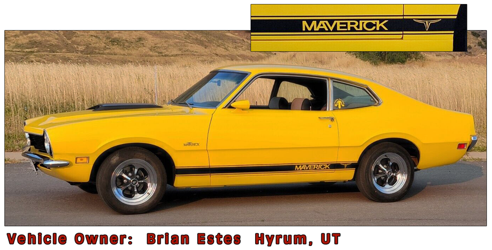 まーべりっく。 Ford Maverick Lower Rocker Stripe by Graphic Express