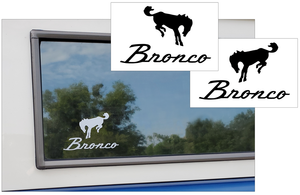 Ford Bronco Decal Set - 4.4" x 7"