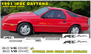 1991 Dodge IROC Dayton Name Decal Kit - Graphic Express Automotive Graphics