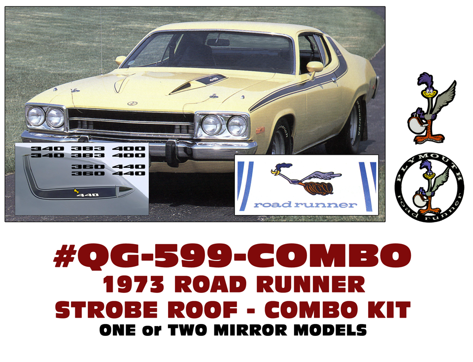 レア品 Road Runner ガレージキット 1973 Plymouth Road Runner Complete Stripe COMBO