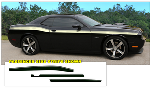 2011-14 Dodge Challenger Belt Line Side Stripe Decal Kit