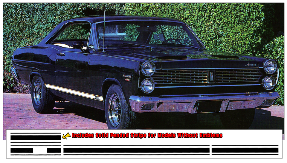 1966-67 Mercury Cyclone Stripe by Graphic Express