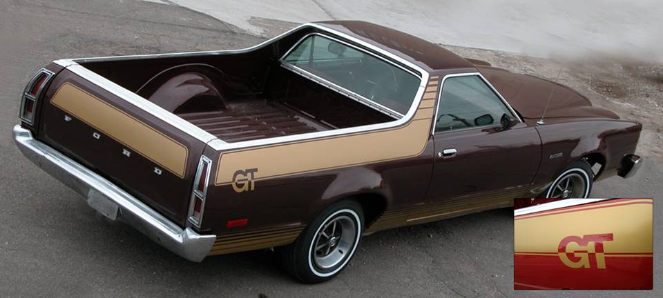 1977-79 Ford Ranchero GT Stripe Decal