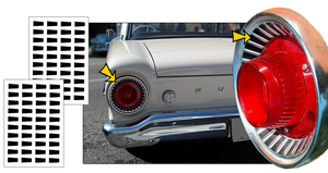 1962 Ford Falcon Tail Light Decal Kit