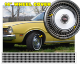 1971-78 Ford / Mercury 14"  Wheel Cover - Hub Cap Decal Kit
