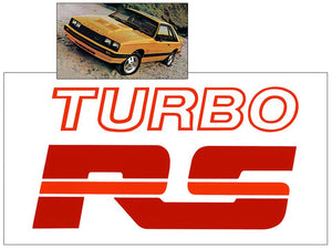 1979-84 Mercury Capri Turbo RS Decal