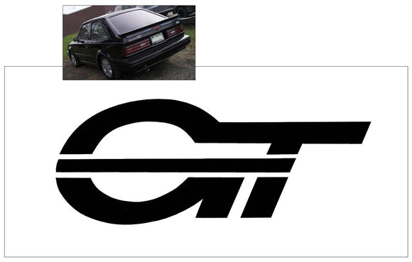 1986 Ford Escort GT Front Nose Decal