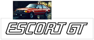 1983 Ford Escort GT Decal