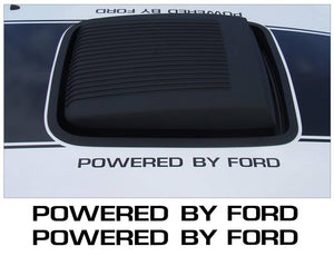 Powered By Ford Accent Decal Set