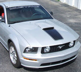 2005-09 Mustang GT Square Nose Hood Decal with Pinstripe