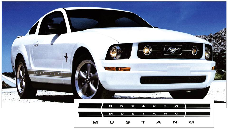2005-09 Mustang Rocker Stripe Decal