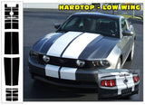 2010-12 Mustang Lemans 28 Piece Racing Stripes Decal - Tapered - Hardtop - Low Wing - No Scoop
