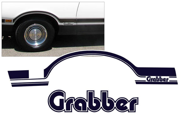 1974-75 Ford Maverick Grabber Side Stripe Decal Kit