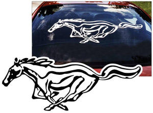 Mustang Detailed Pony Decal - 12" x 31.25"