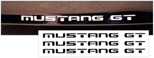 1987-93 Mustang Embossed Bumper Decal Letters - GT or LX Models