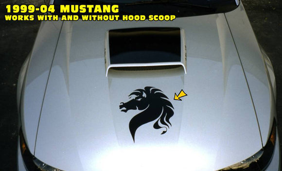 Mustang Horse Head Decal - 15